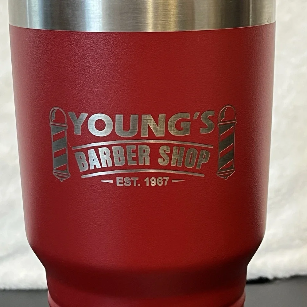 YOUNG's BARBER SHOP Polar Camel Tumbler Cup Red 8